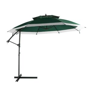 Ombrelone Suspenso Provence 3,50 m, duplo teto, a Cobertura é de Poliéster e Poliamidada com proteção U.V.